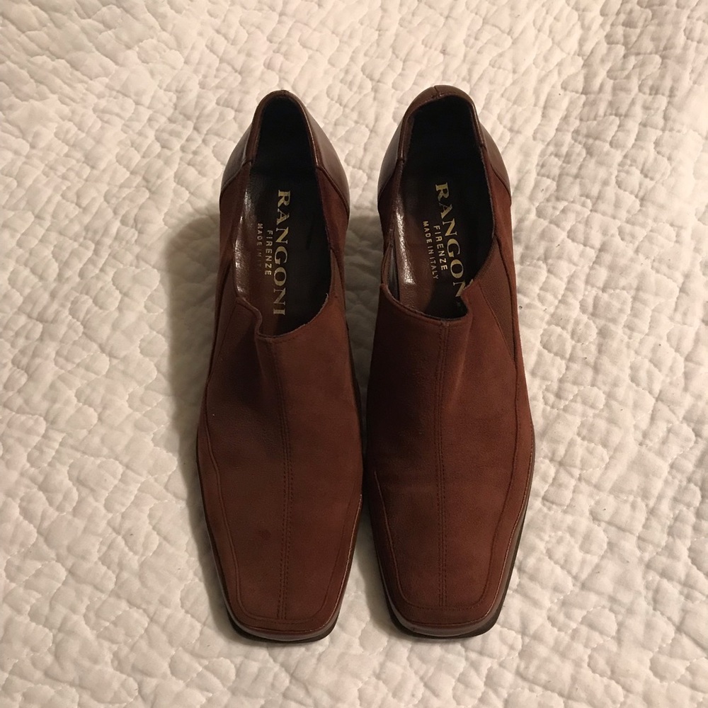 Rangoni Brown Suede Ankle Boots Size 6